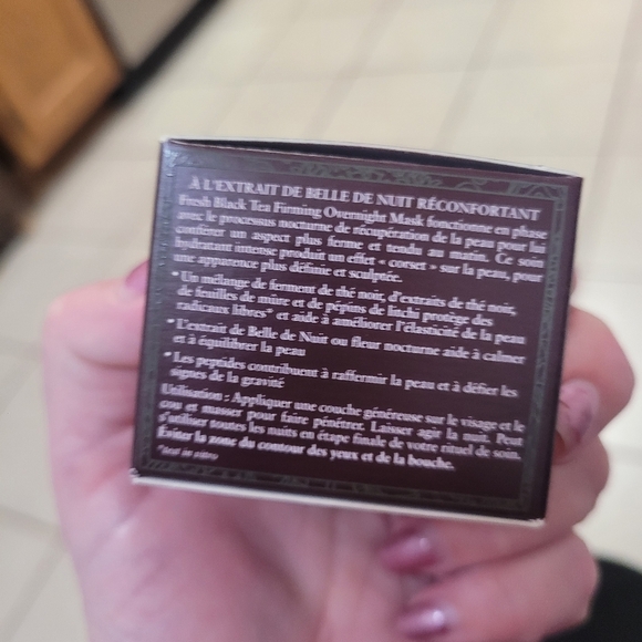 Fresh Black Tea Firming Overnight Mask 1 fl oz / 30 ml NEW SEALED In Box - Picture 2 of 4